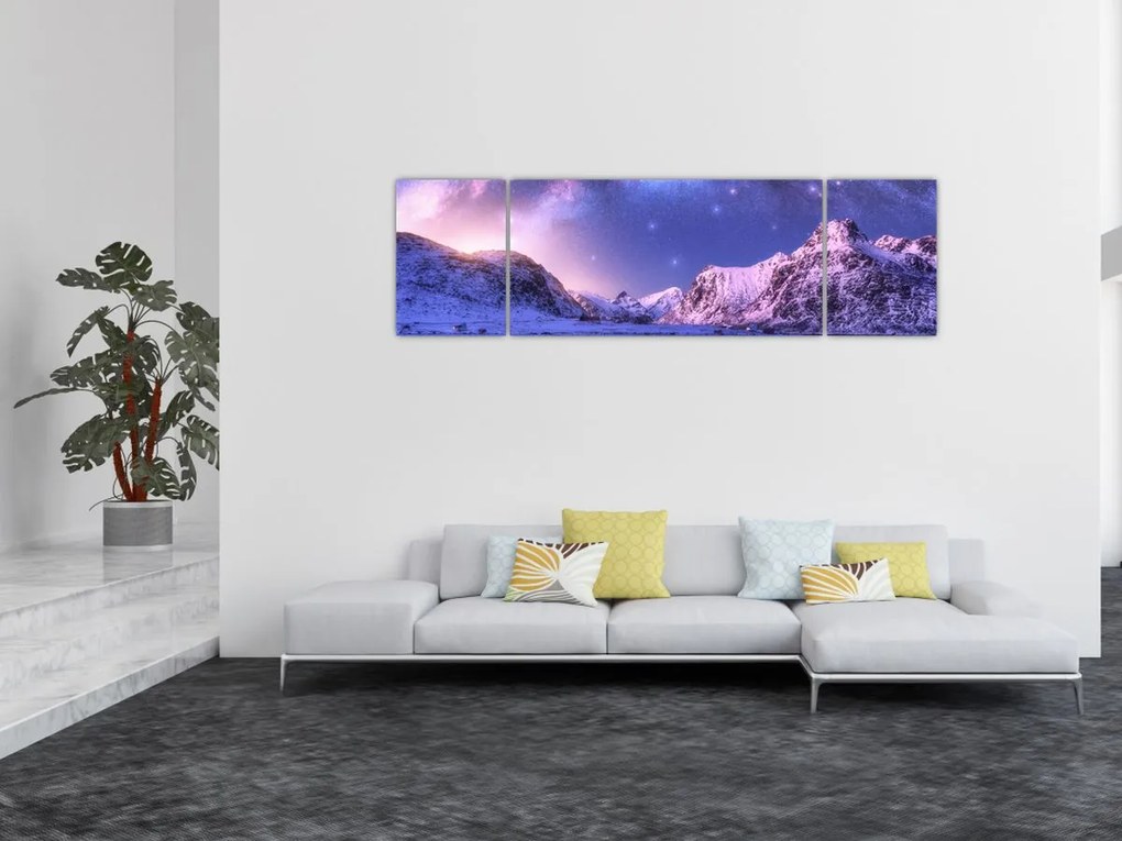 Obraz - Arktyczny krajobraz (170x50 cm)