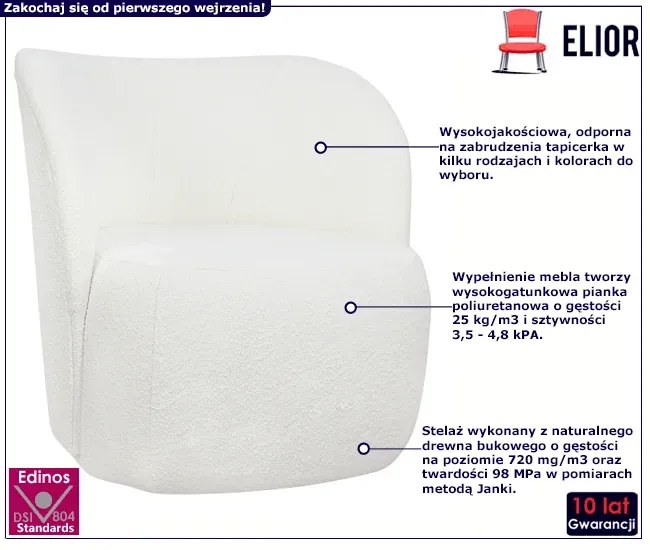 Nowoczesny fotel wypoczynkowy B2-S22