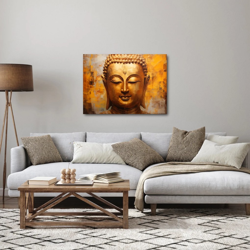 Obraz - Budda, obraz olejny (70x50 cm)
