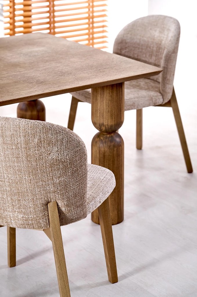 MELTON stół rozkładany 200-300x101x76 cm jasny orzech mieści 8-10 osób