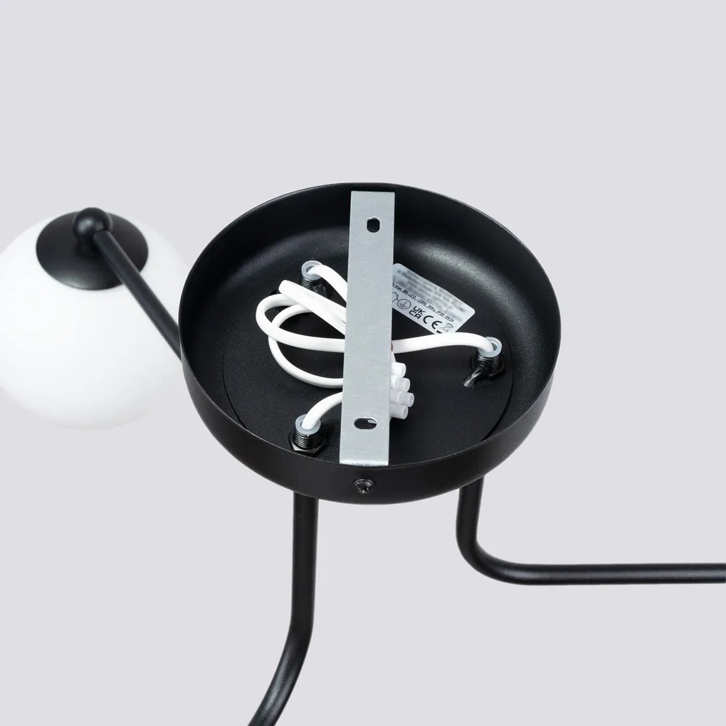 Żyrandol ASTRAL 3 czarny SOLLUX LIGHTING