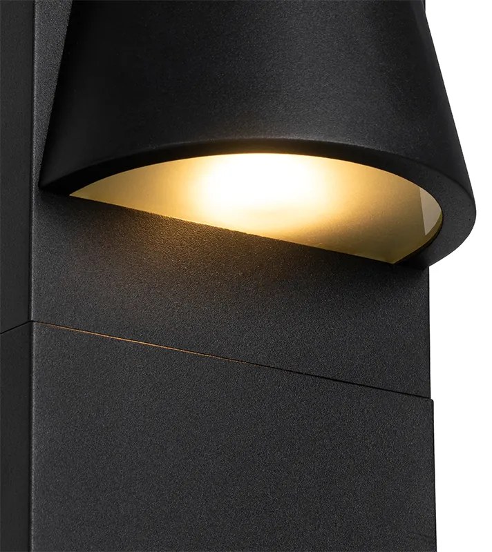 Zewnetrzna Industrialna lampa podłogowa zewnętrzna czarna IP44 - FemkePrzemysłowy Oswietlenie zewnetrzne