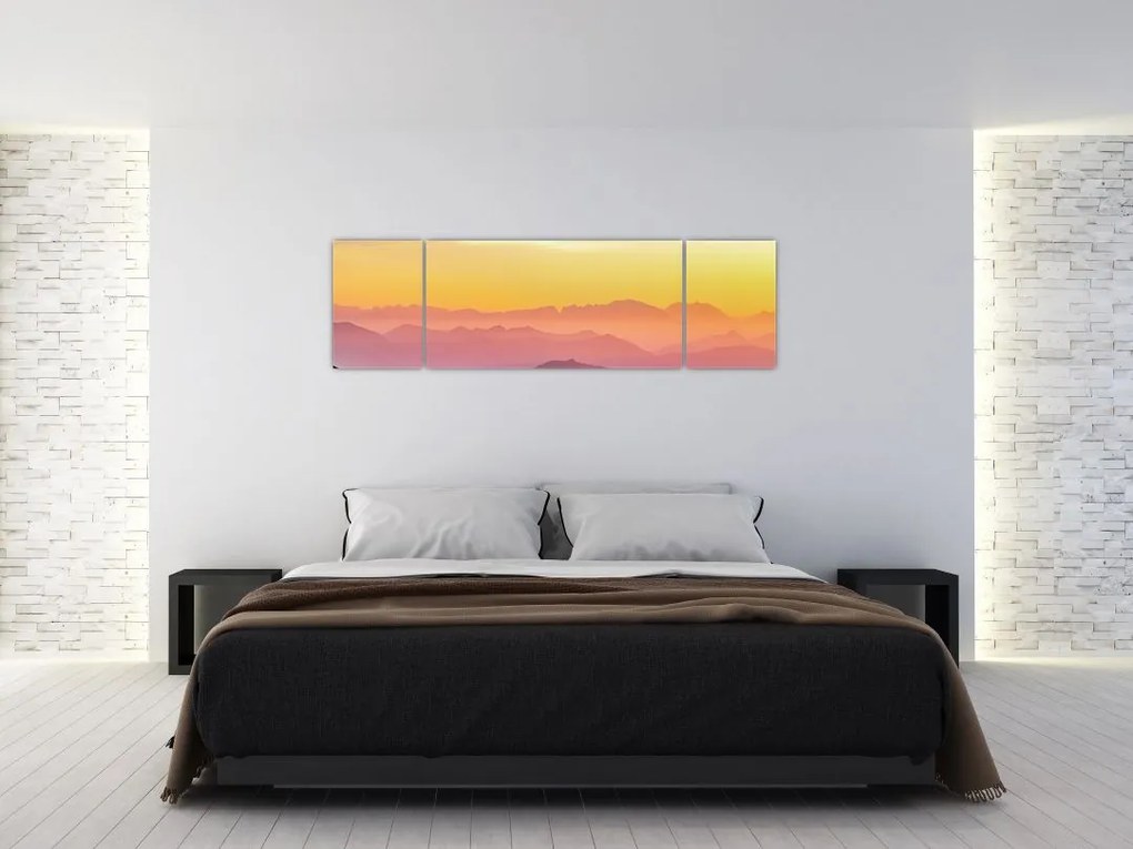 Obraz kolorowego nieba (170x50 cm)