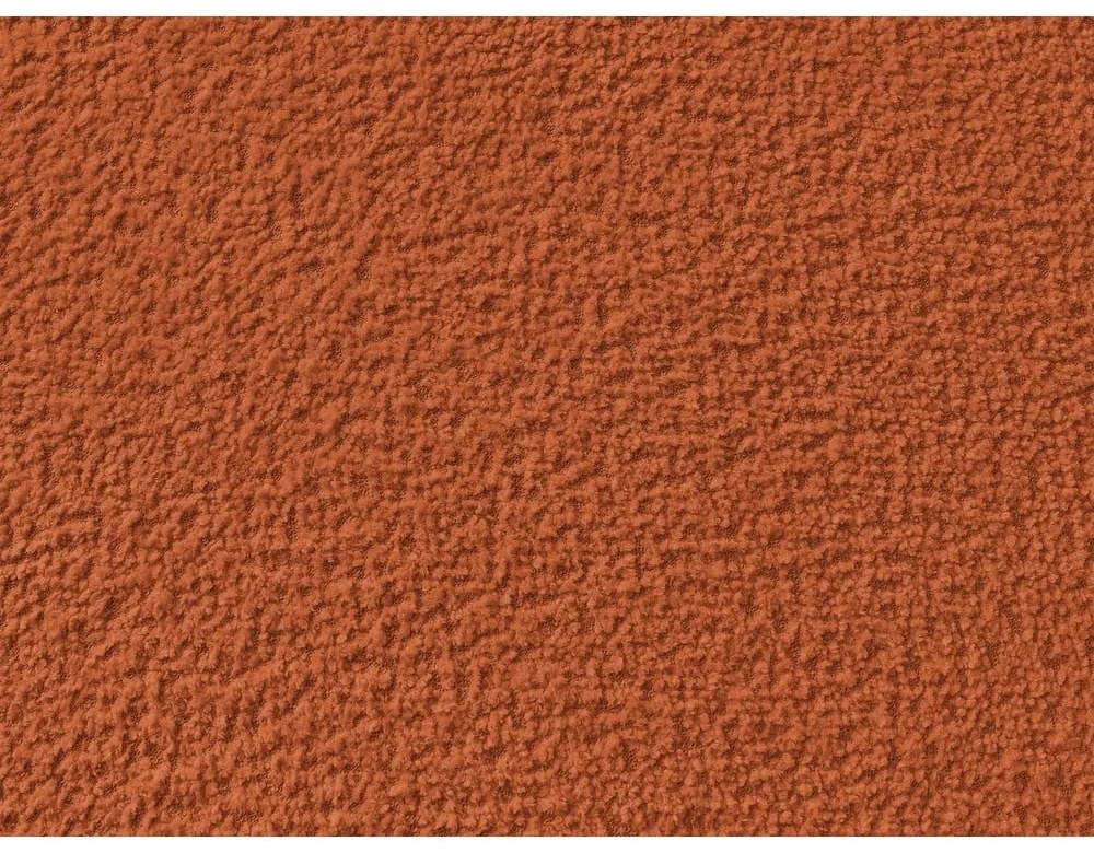 Pomarańczowa sofa z materiału bouclé 242 cm Giorgia – Bobochic Paris