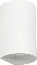 Okrągła designerska lampa ścienna biała - Sabbir