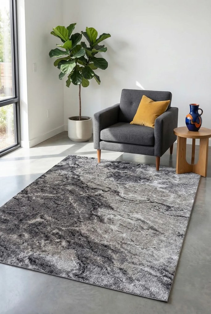 Prostokątny dywan z nowoczesnymi wzorami K9-N25