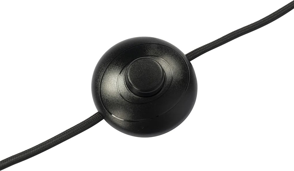 Inteligentna lampa podłogowa czarna regulowana, w tym 3 WiFi P45 - Mesh