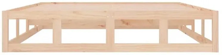 Naturalne sosnowe łóżko 120x200 - Rixo 4X