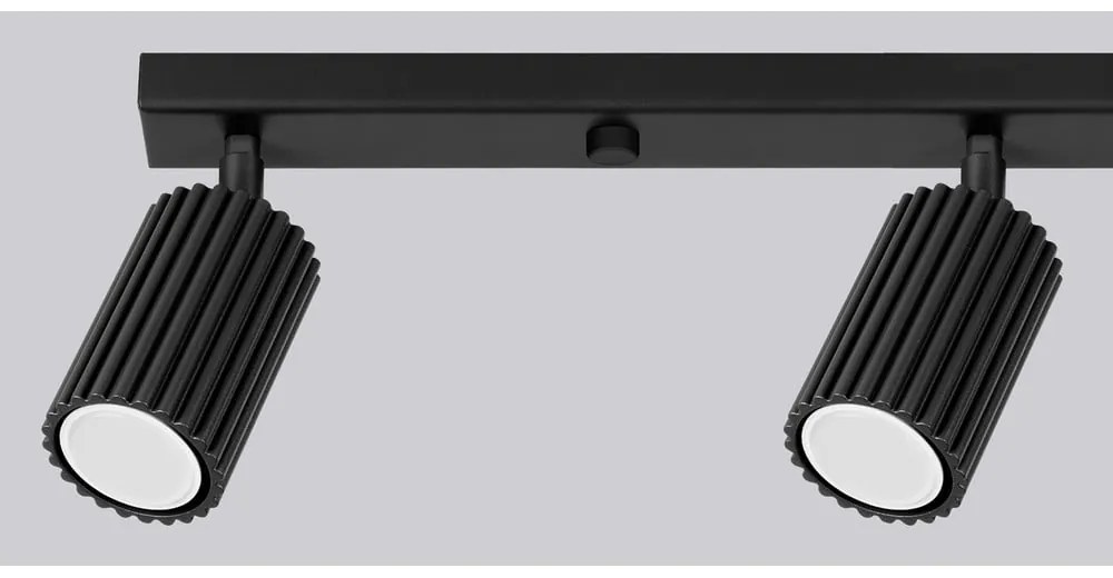 Czarna lampa punktowa 6,5x81 cm Gleam – Sollux