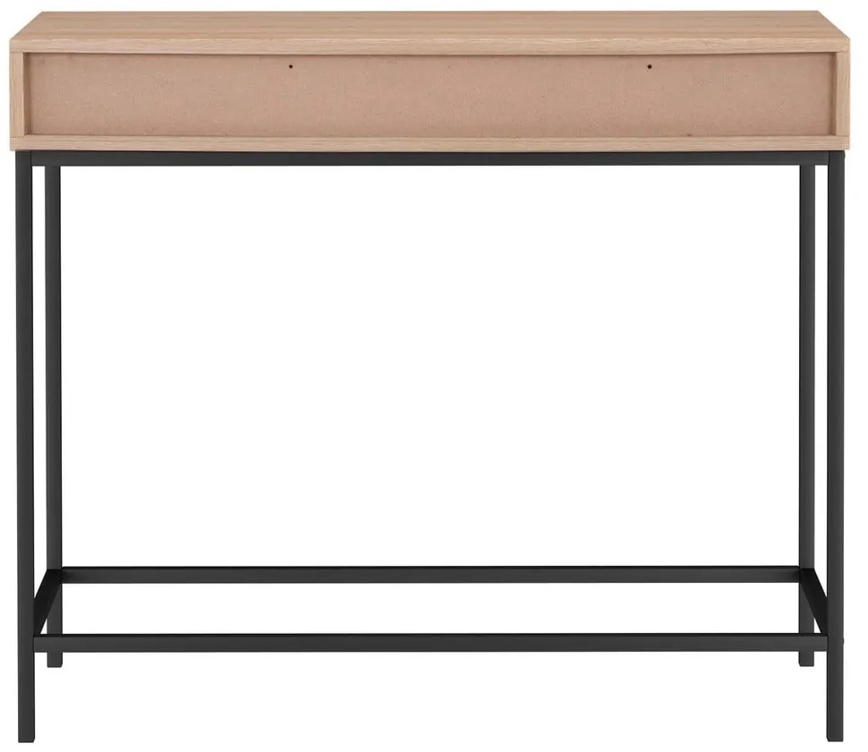 Konsola z blatem w dekorze dębu w naturalnym kolorze 35x90 cm Celine – Støraa