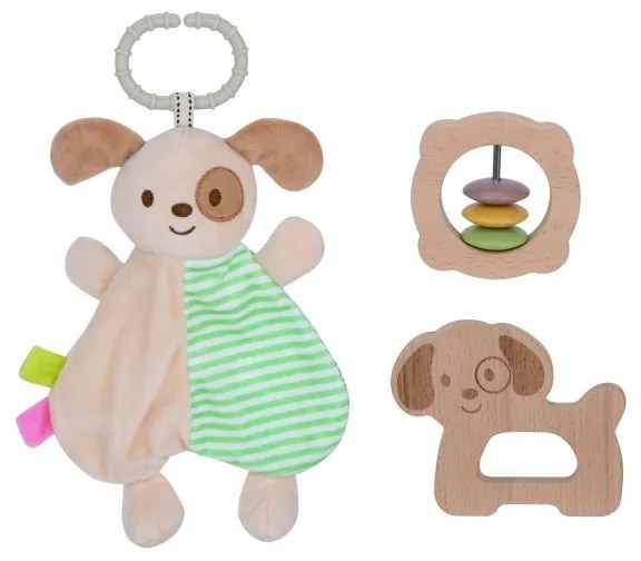 Tooky toy zestaw upominkowy szczeniaczek grzechotka
