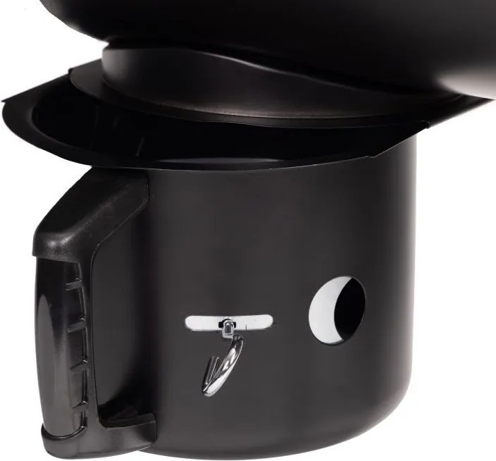 Grill węglowy ogrodowy z pokrywą i termometrem SK27A na kółkach