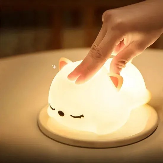 Silikonowa lampka nocna LED misio R2-H50