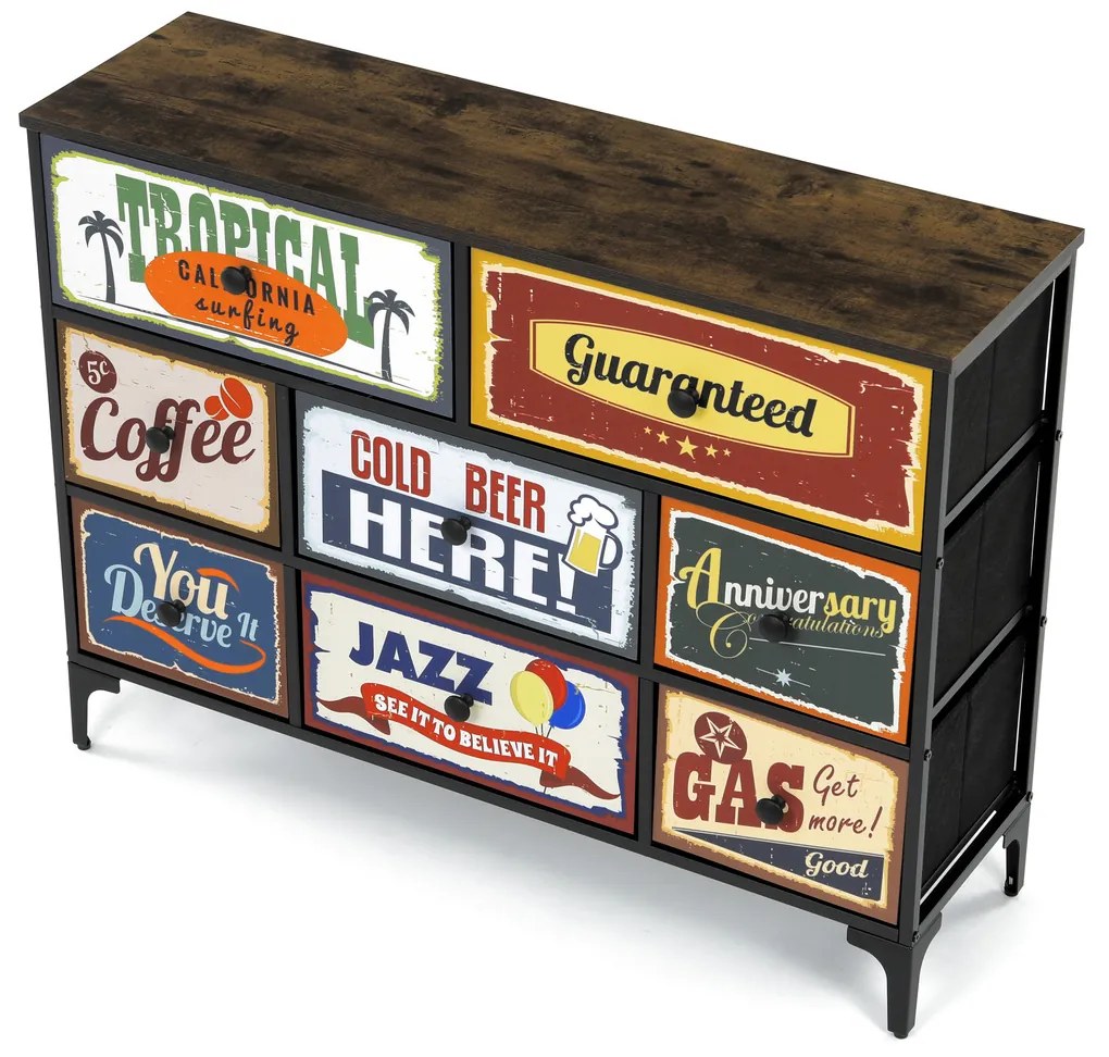Komoda w stylu vintage, 103 x 30 x 78 cm