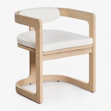 Zestaw 2 Krzeseł Ogrodowych Z Drewna Eukaliptusowego Selira Jasny Eukaliptusowy Brąz - Sklum