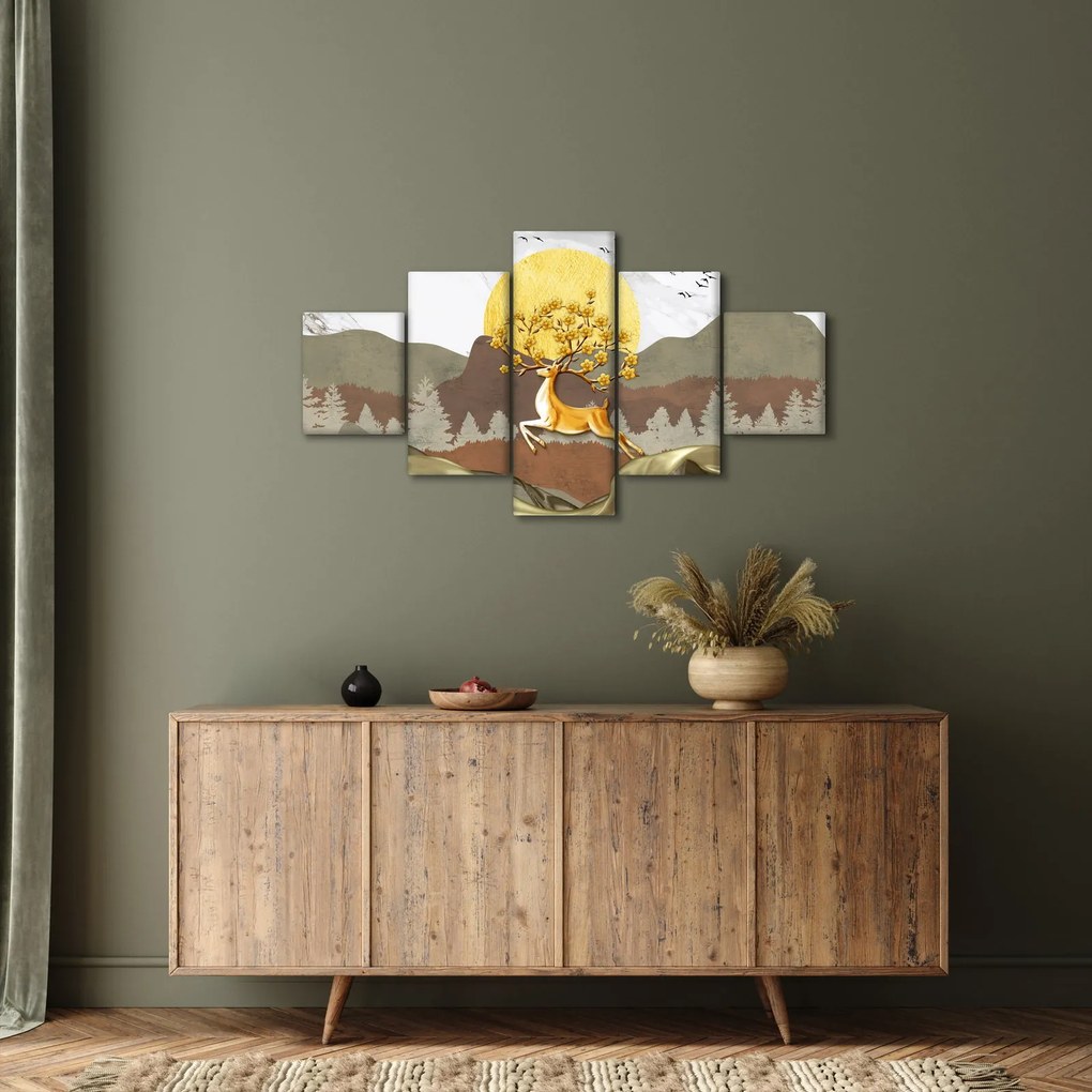 Obraz jelenia (125x70 cm)