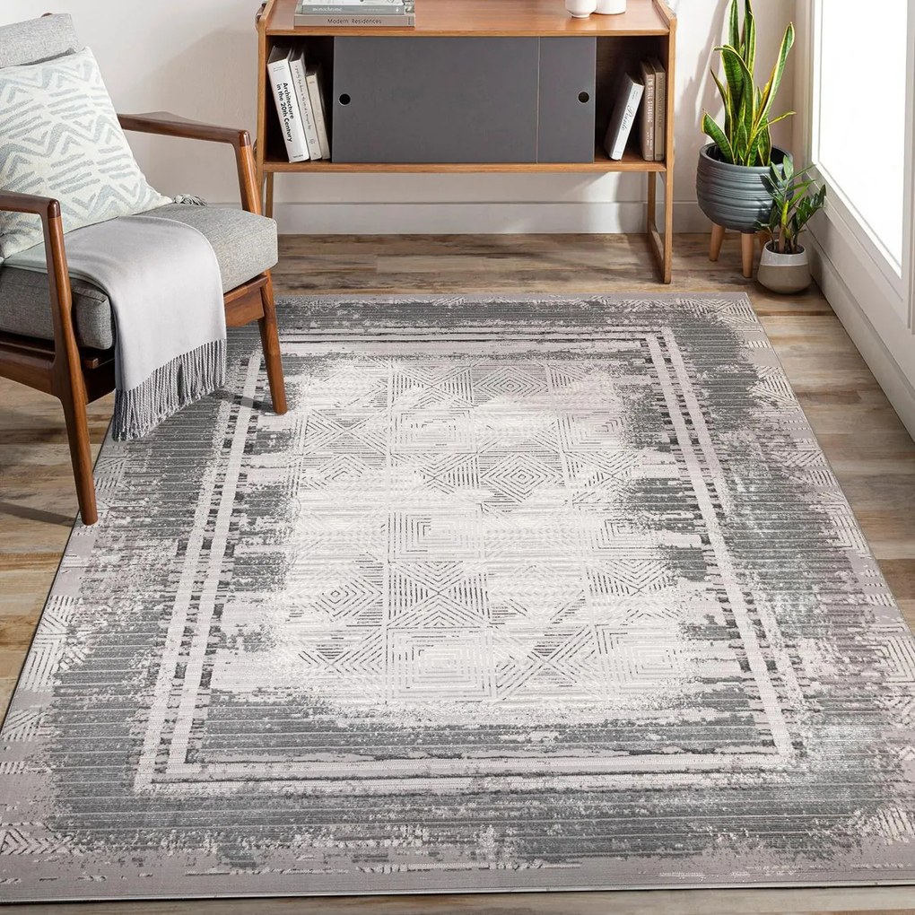 Dywan vintage Beyond szary 80 cm x 150 cm
