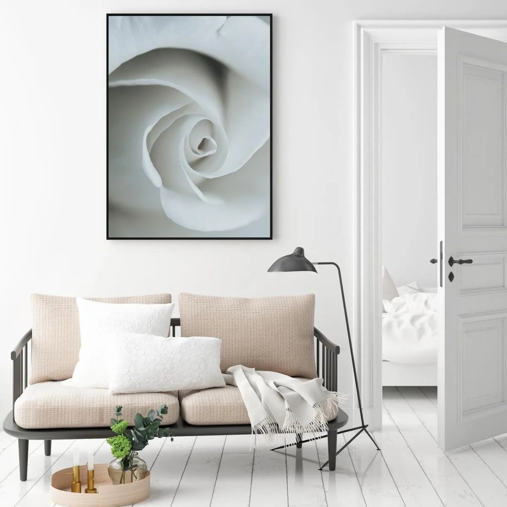 Plakat - White Rose (A4)