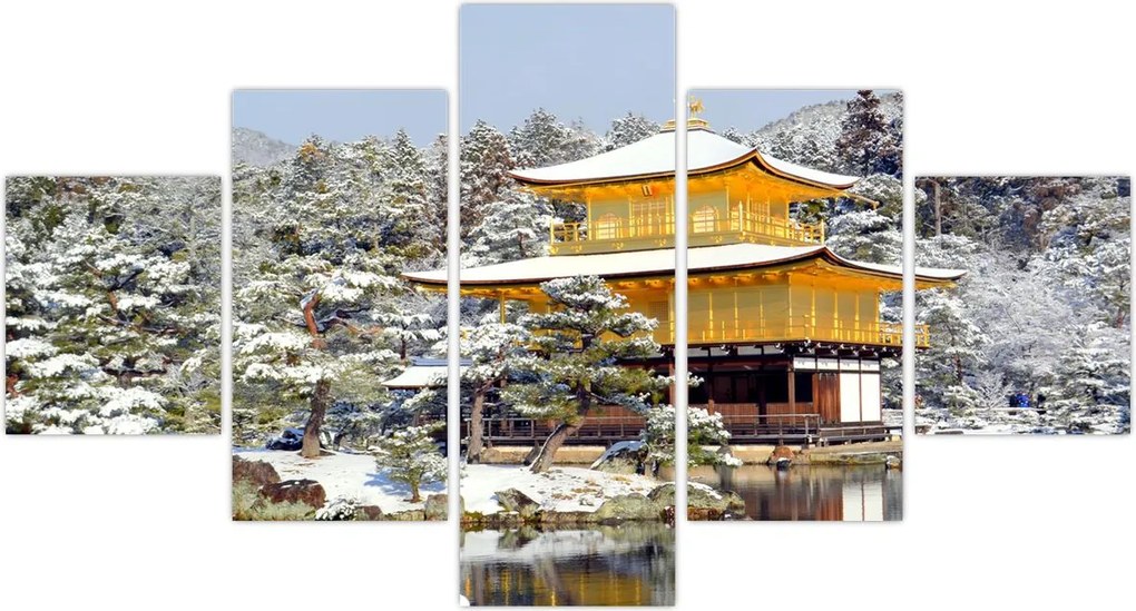Obraz - Kinkakuji, Japonia (125x70 cm)