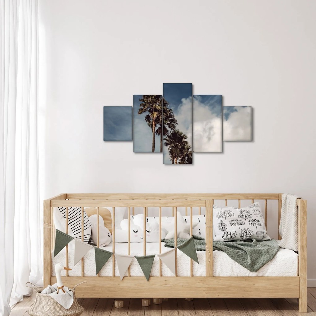 Obraz - Palmowy dramat (125x70 cm)