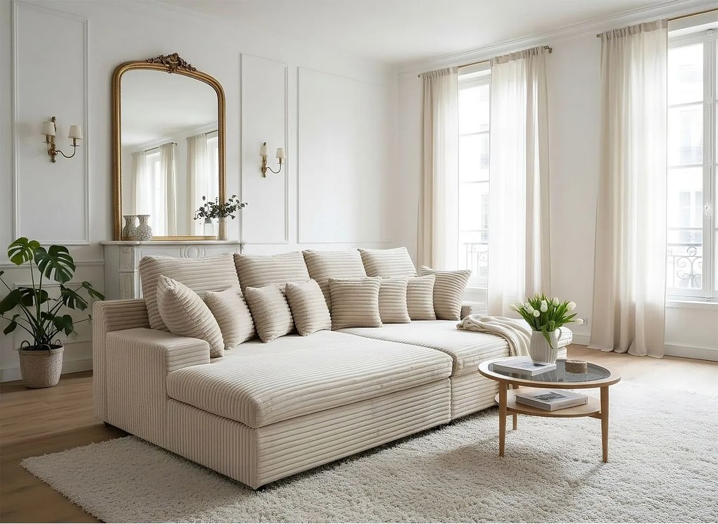 Sofa Lazy tkanina Tilia 03 beż