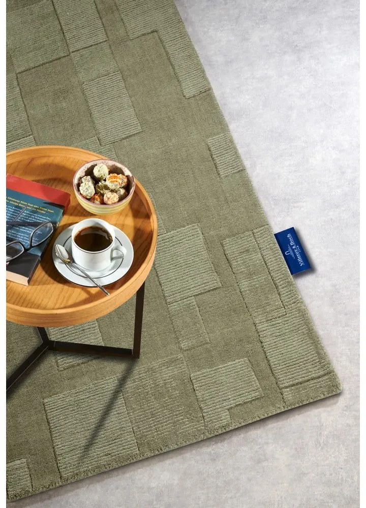 Zielony wełniany dywan tkany ręcznie 160x230 cm Wilhelmine – Villeroy&amp;Boch