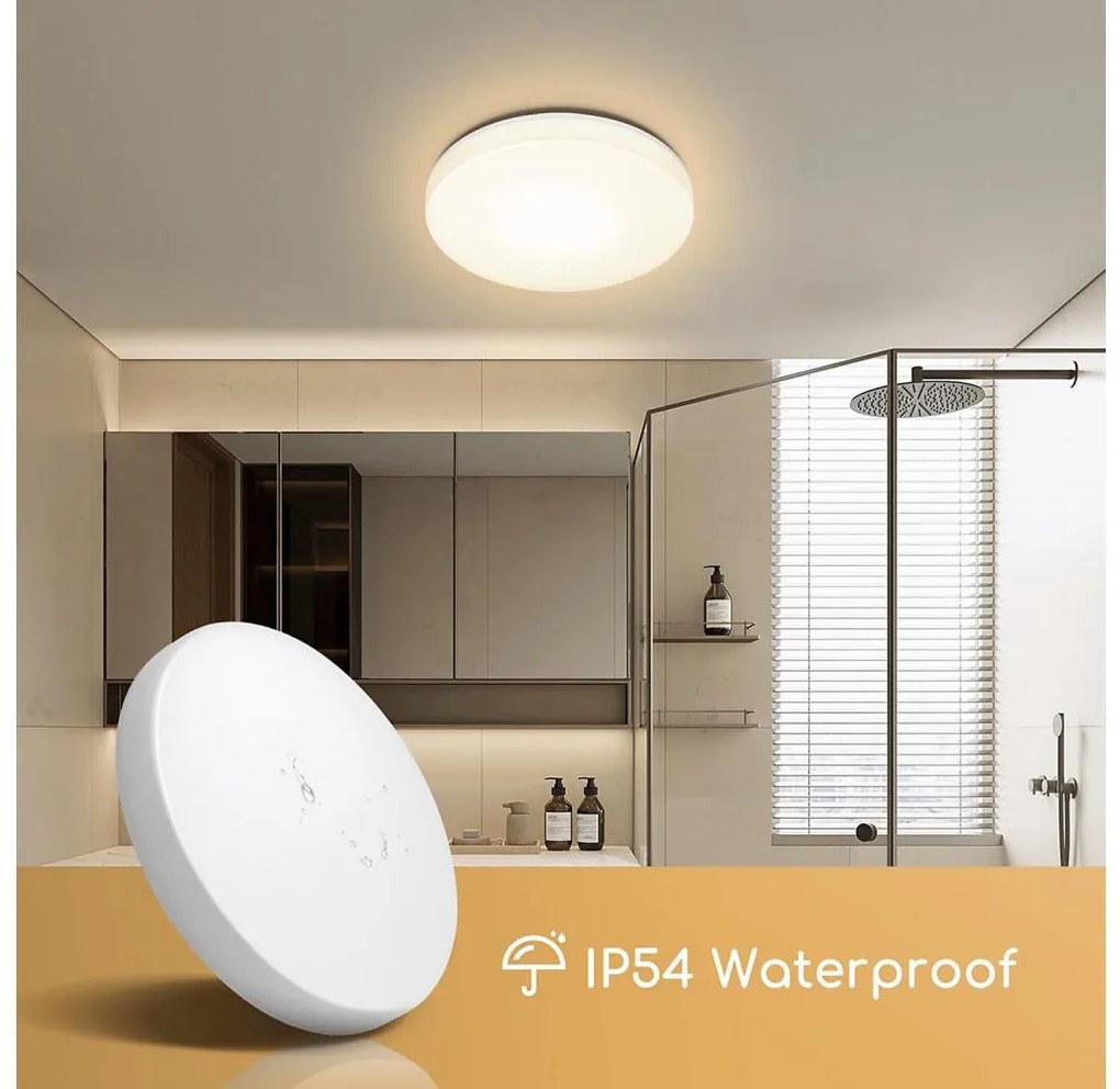 Aigostar - LED Plafon łazienkowy LED/18W/230V 4000K IP54
