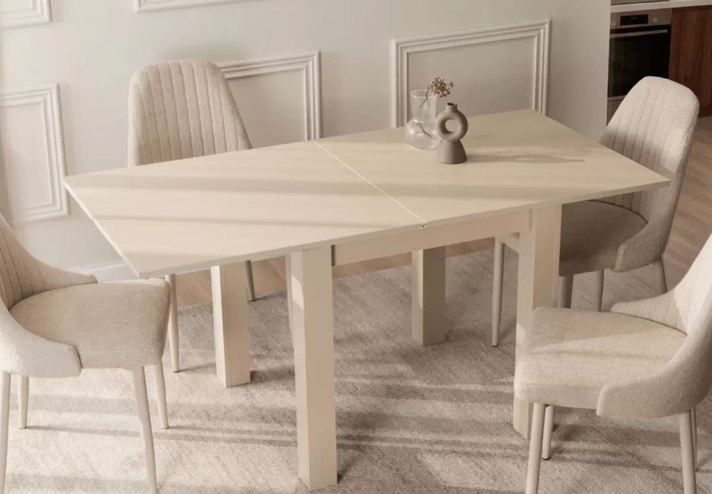 Oreox stół rozkładany do 160 cm – praktyczny i solidny stół do kuchni z płyty laminowanej