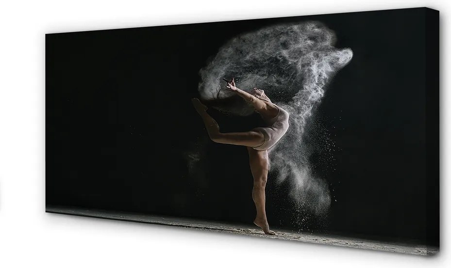 Duży obraz na płótnie Kobieta w Dymie