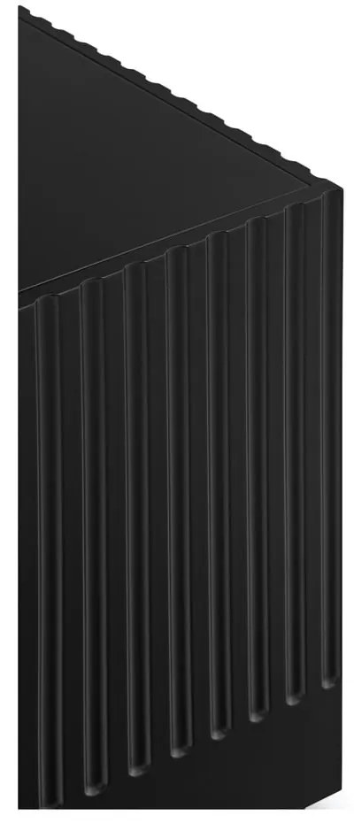 Czarny kredens Teulat Doric, szer. 200 cm