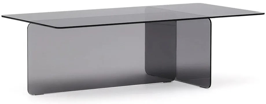 Szary szklany stolik 60x120 cm Zaren – Kave Home