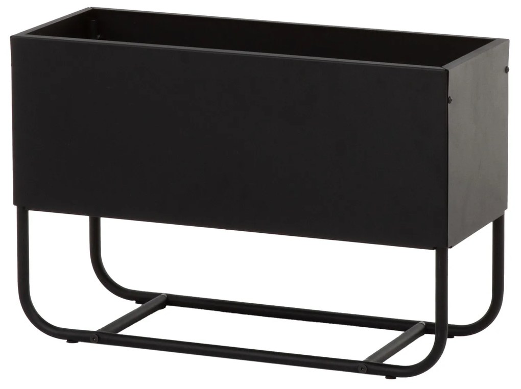 Kwietnik 60 x 23 x 40 cm czarny PATIO