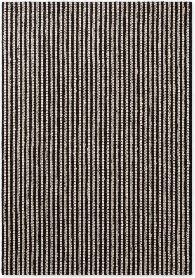 Czarny dywan z juty tkany ręcznie 160x230 cm Harvest Ebony – Elle Decoration