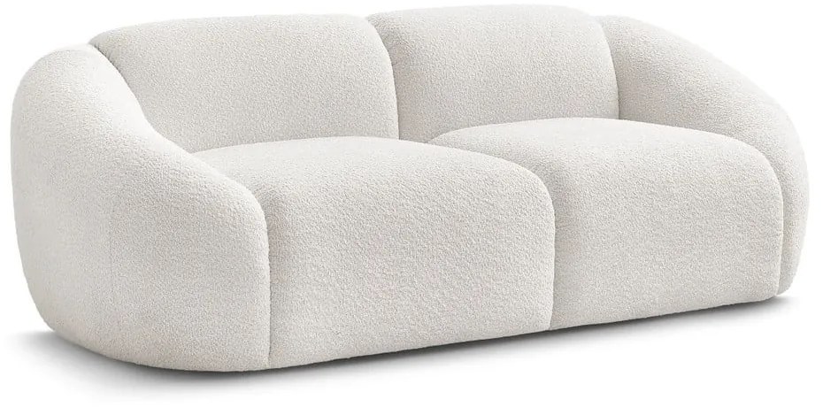 Biała sofa z materiału bouclé 230 cm Tina – Bobochic Paris