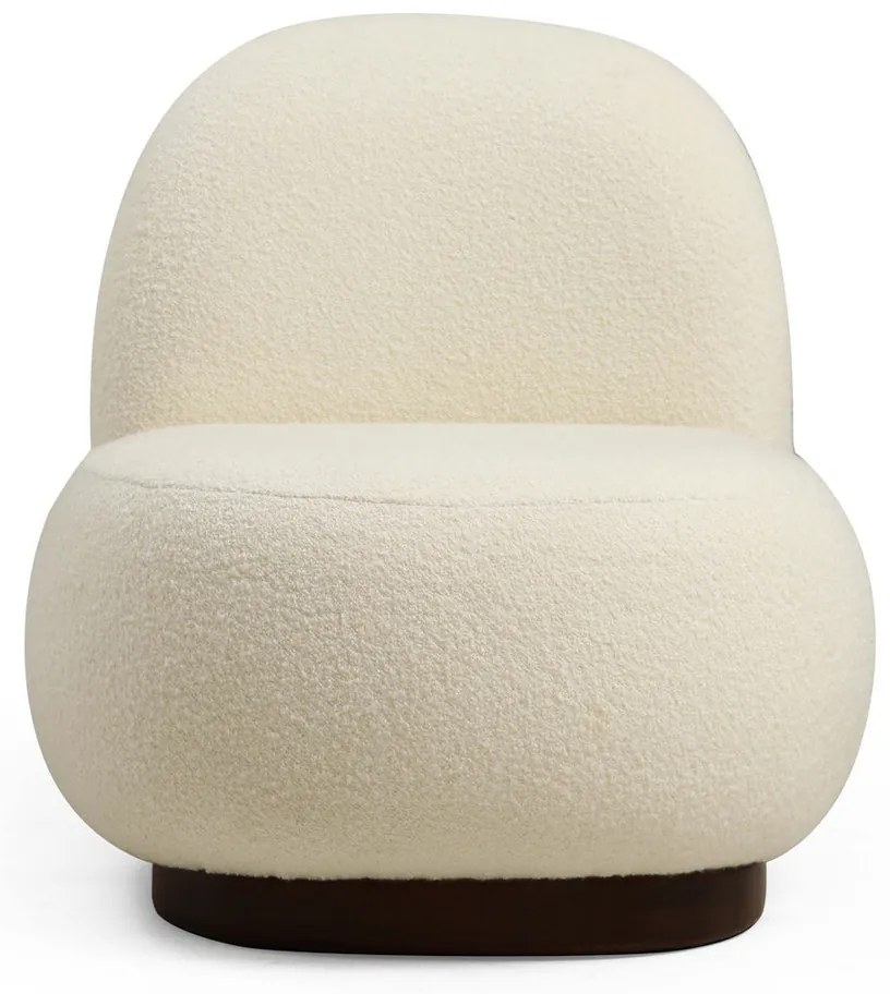 Fotel Tina Bouclet White