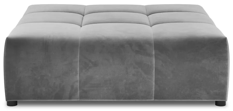 Szary moduł aksamitnej sofy Rome Velvet – Cosmopolitan Design