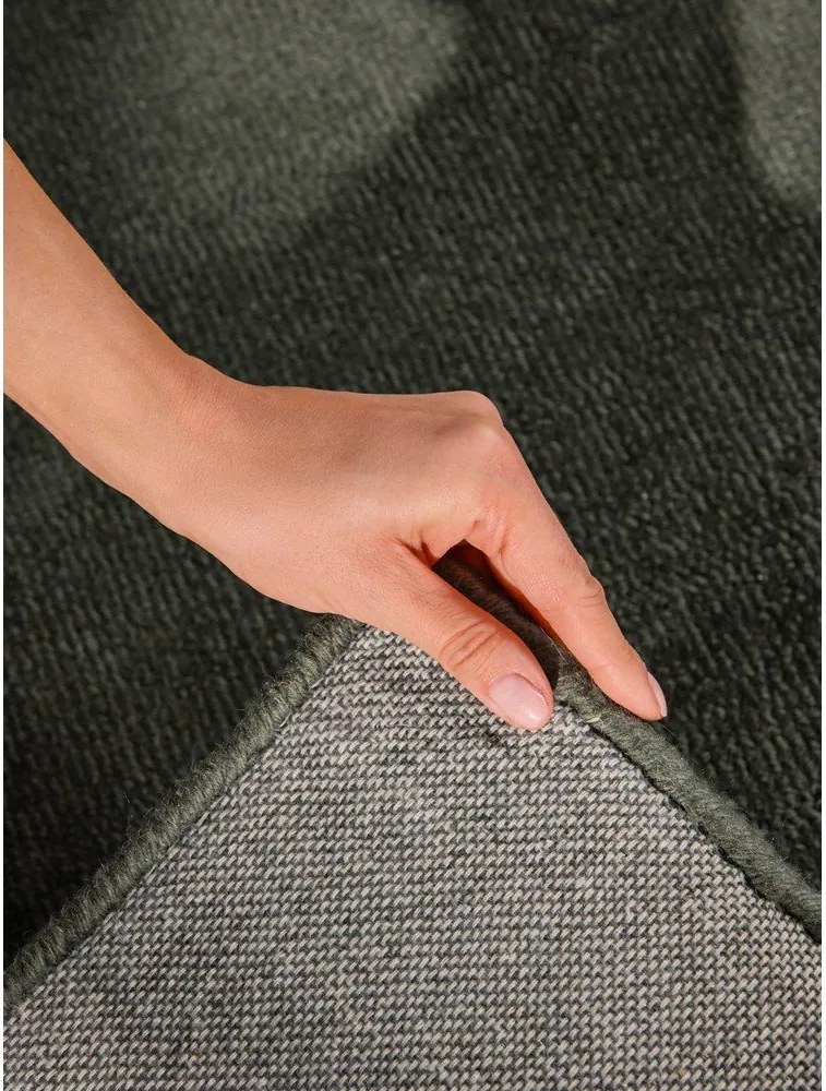 Ciemnozielony dywan z mieszanki wełny tkany ręcznie 160x230 cm Kari – Villeroy&amp;Boch