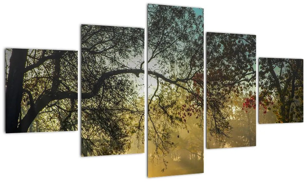 Obraz wschodu słońca (125x70 cm)