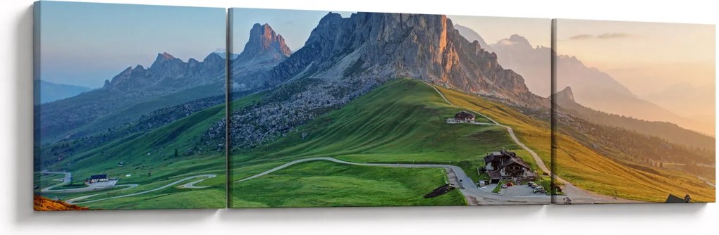 Obraz - Dolomity (170x50 cm)