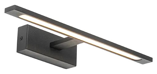 Kinkiet / Lampa scienna czarny 41,5 cm z diodą LED IP44 - Jerre Nowoczesny Oswietlenie wewnetrzne