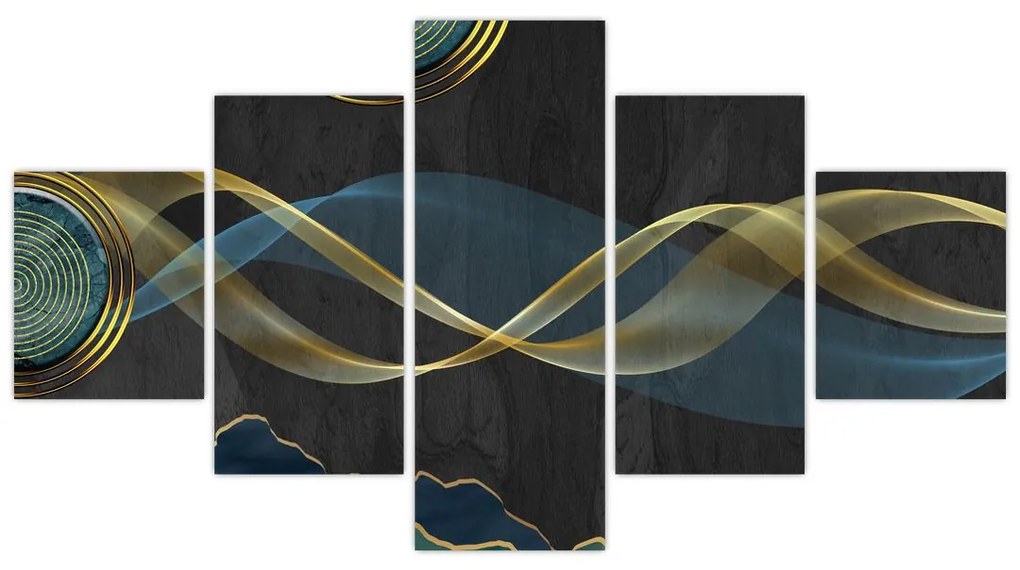 Obraz - Abstrakcja (125x70 cm)