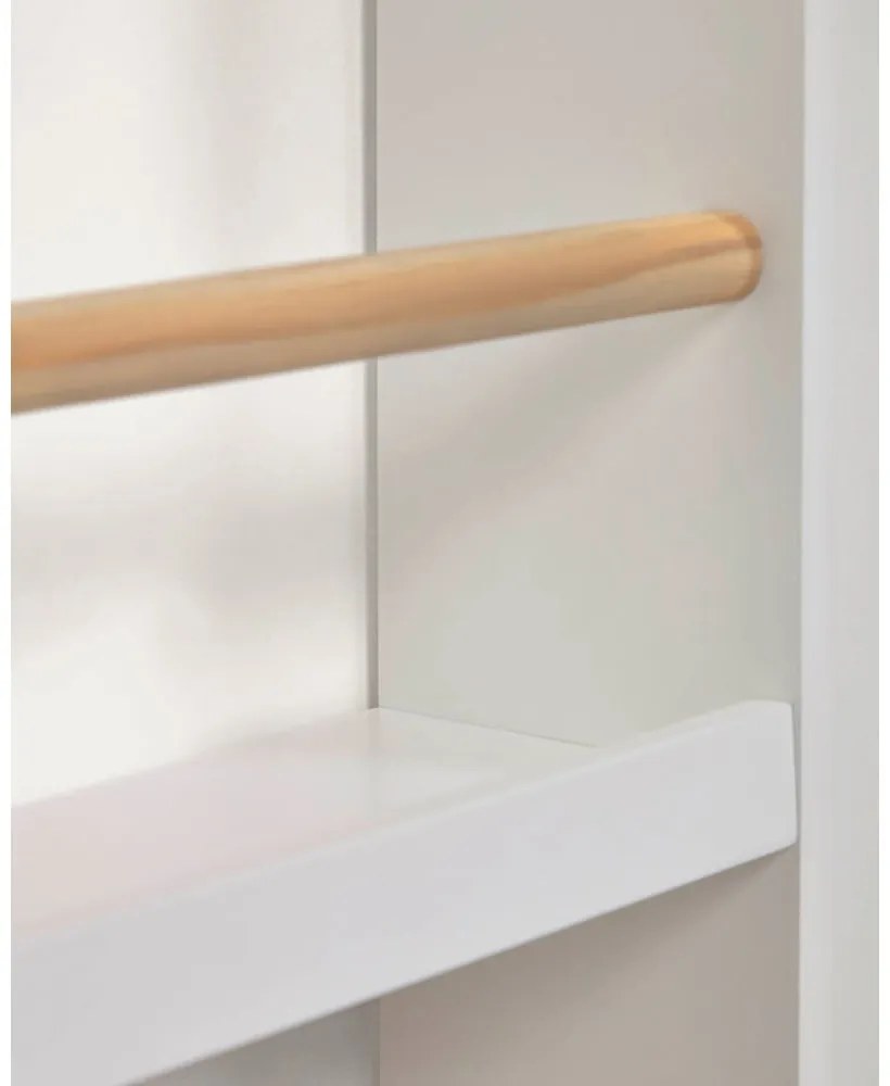 Biała wielopoziomowa półka dziecięca 50 cm Gopi – Kave Home