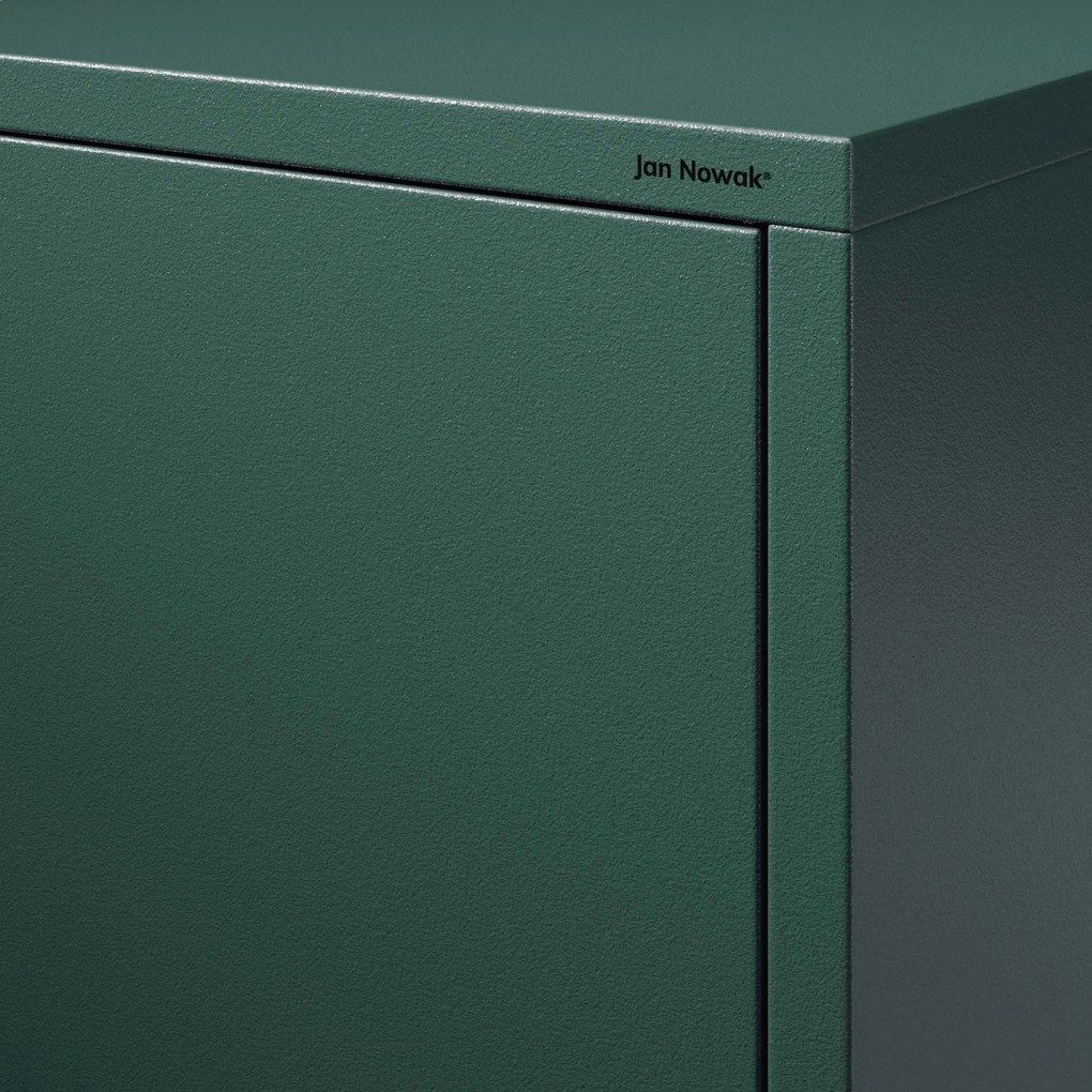 Szafa na ubrania metalowa butelkowa zieleń FLAVIO