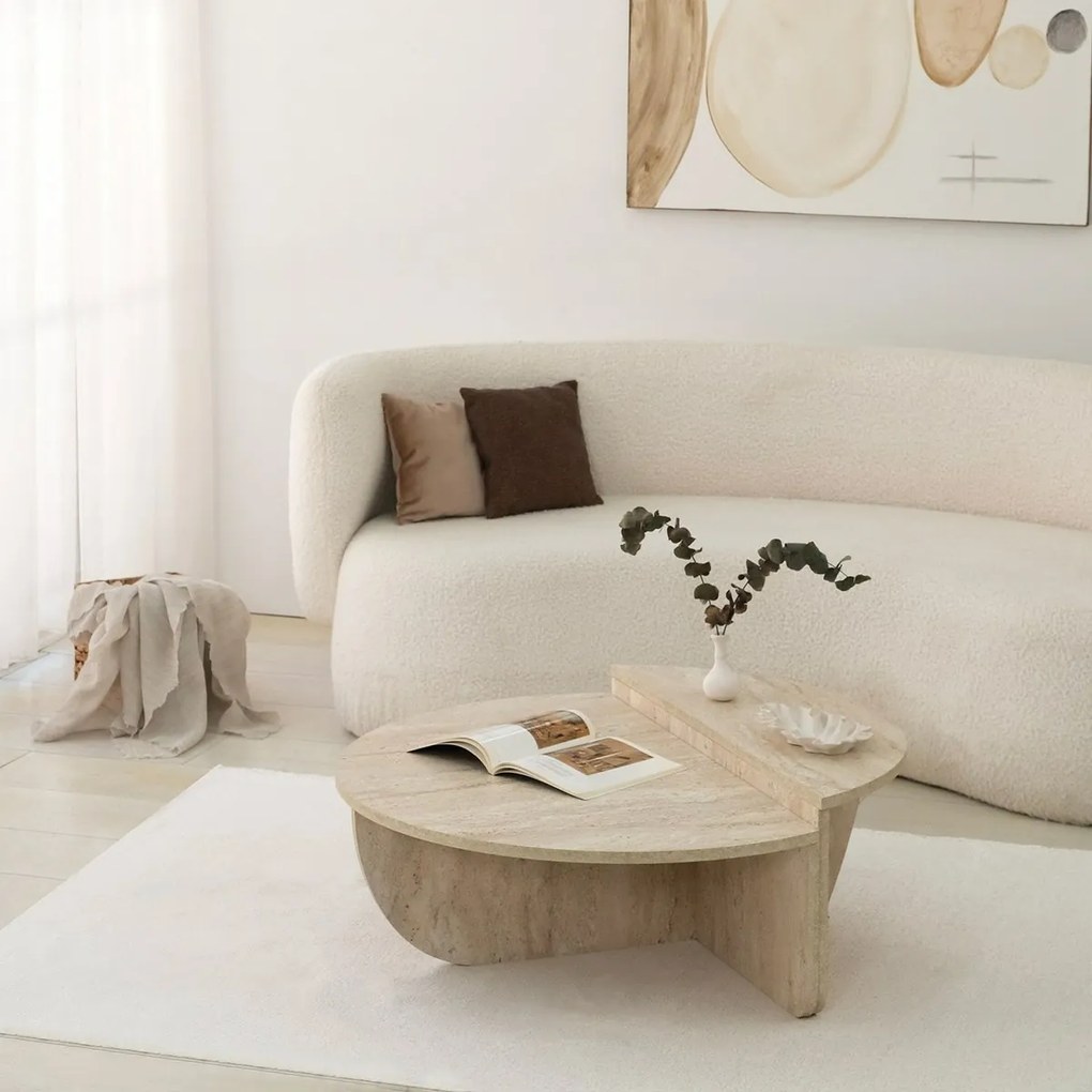 Stolik konferencyjny Podium Travertine