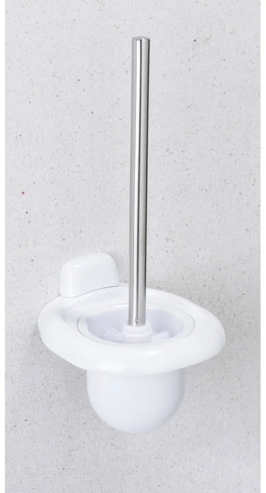 Biała ścienna plastikowa szczotka do WC Pure – Wenko