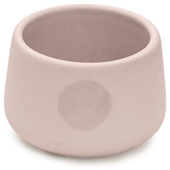 Brązowy ceramiczny świecznik LIGHT POWDER