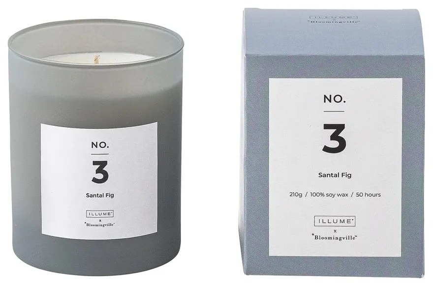 Zapachowa świeca czas palenia 50 h No. 3 Santal Fig – ILLUME x Bloomingville