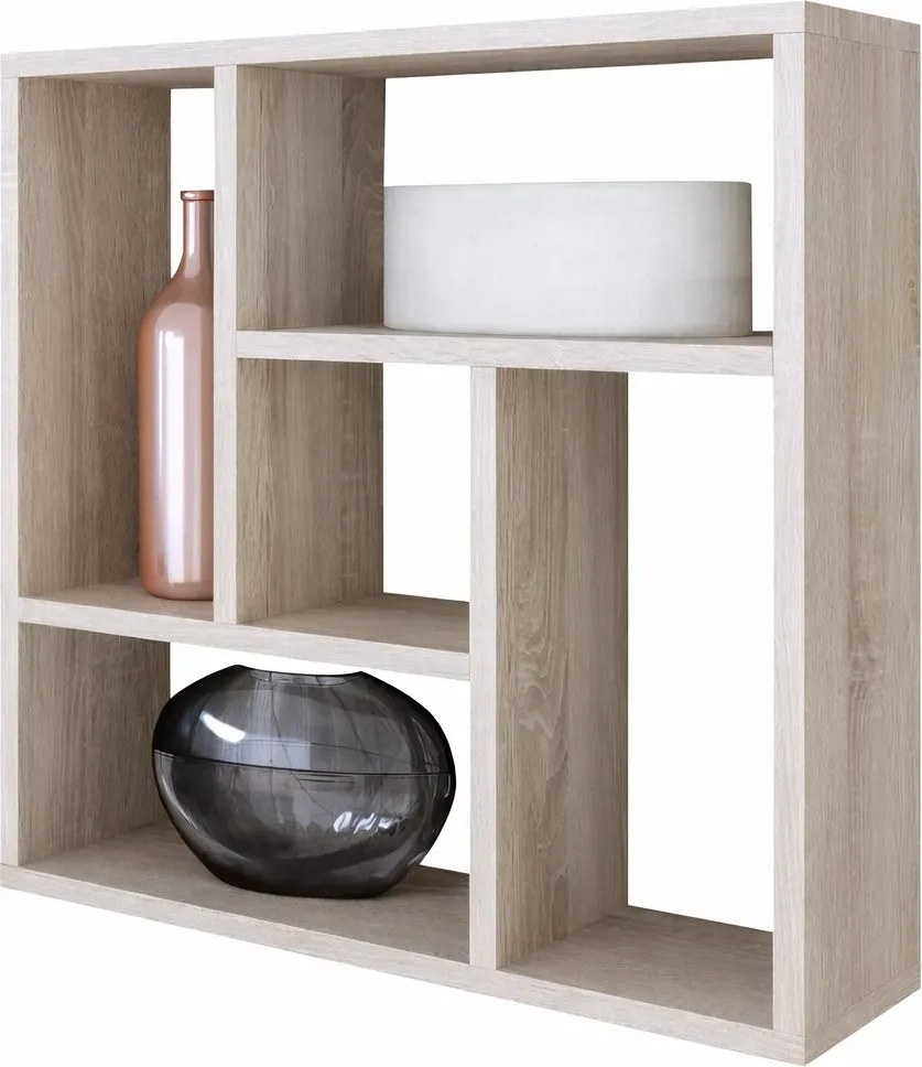 Skandynawska półka wisząca dąb sonoma L8-A94