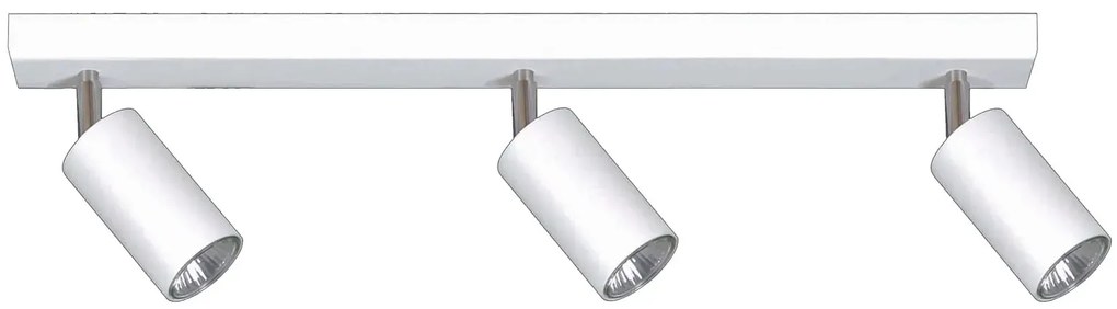 Biała trzypunktowa lampa sufitowa - 4X Biały S891 Z4-R22