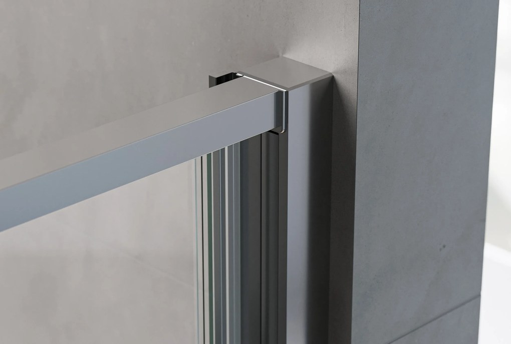 Drzwi prysznicowe skrzydłowe z panelem stałym NT606 FLEX